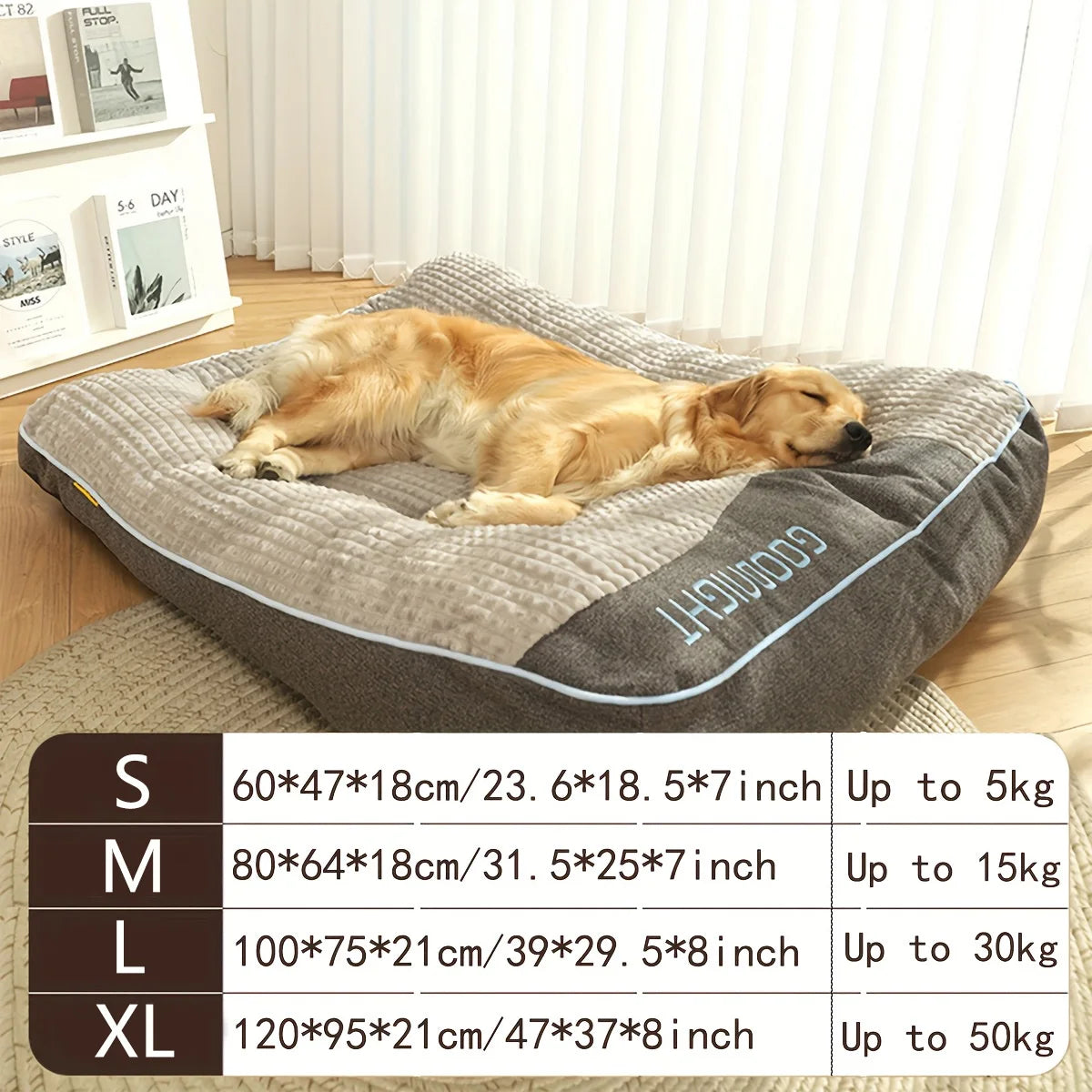 Extra Large Dog Bed 47inch, Orthopedic