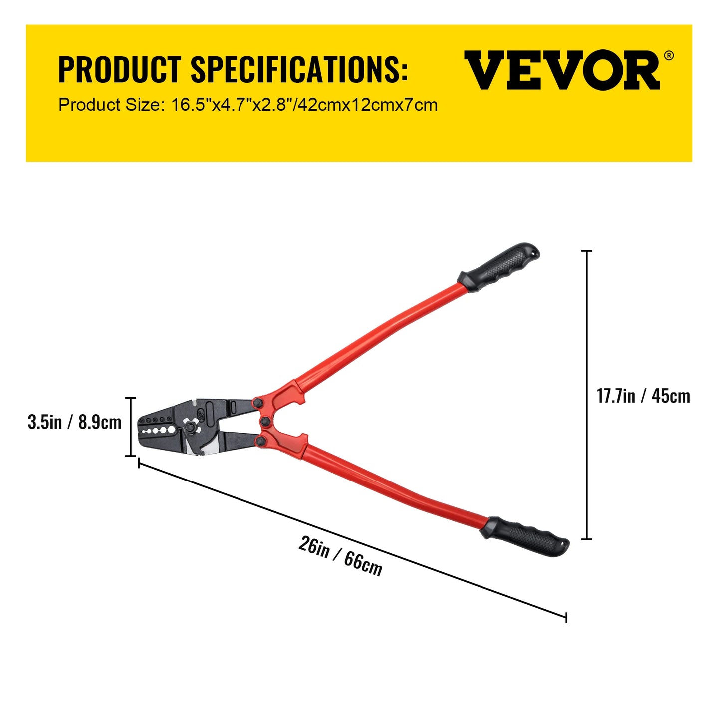 24/30Inch Wire Rope Swager Crimper Tool
