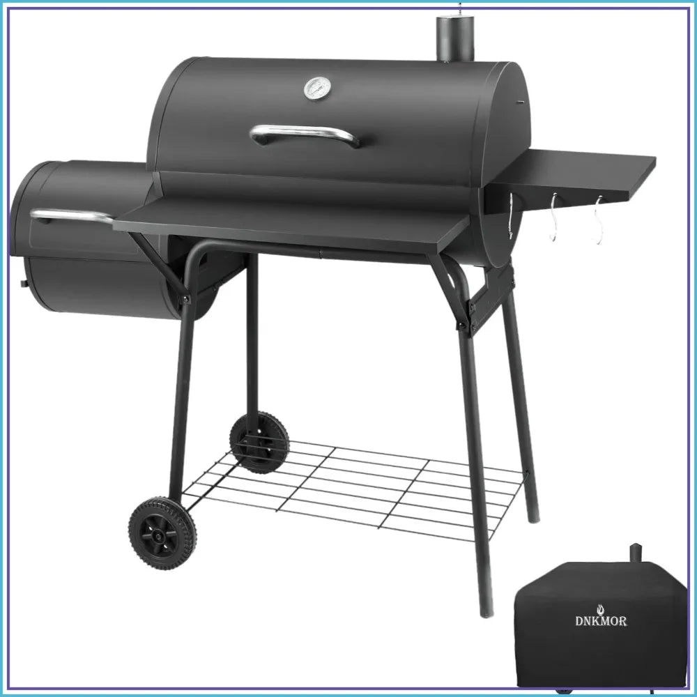 Charcoal Grill with Offset Smoker