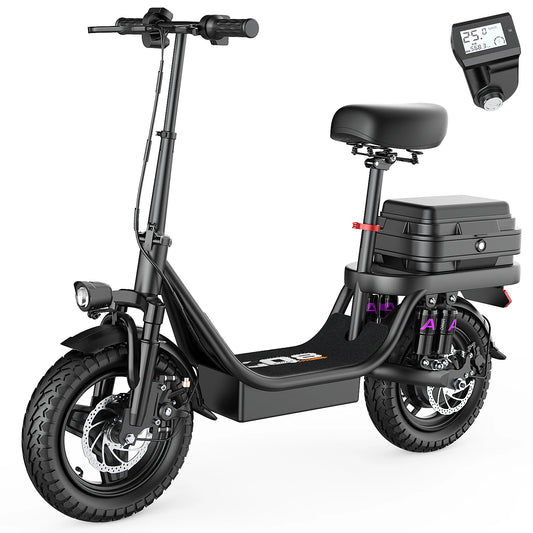 Electric Scooter for Adults with Adjustable Seat