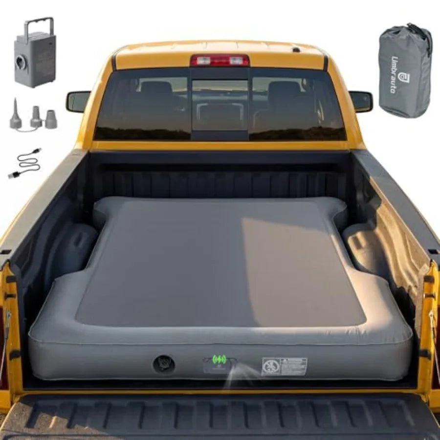 Truck tent camping air mattress: drop-stitch PVC for 6.0-6.5ft