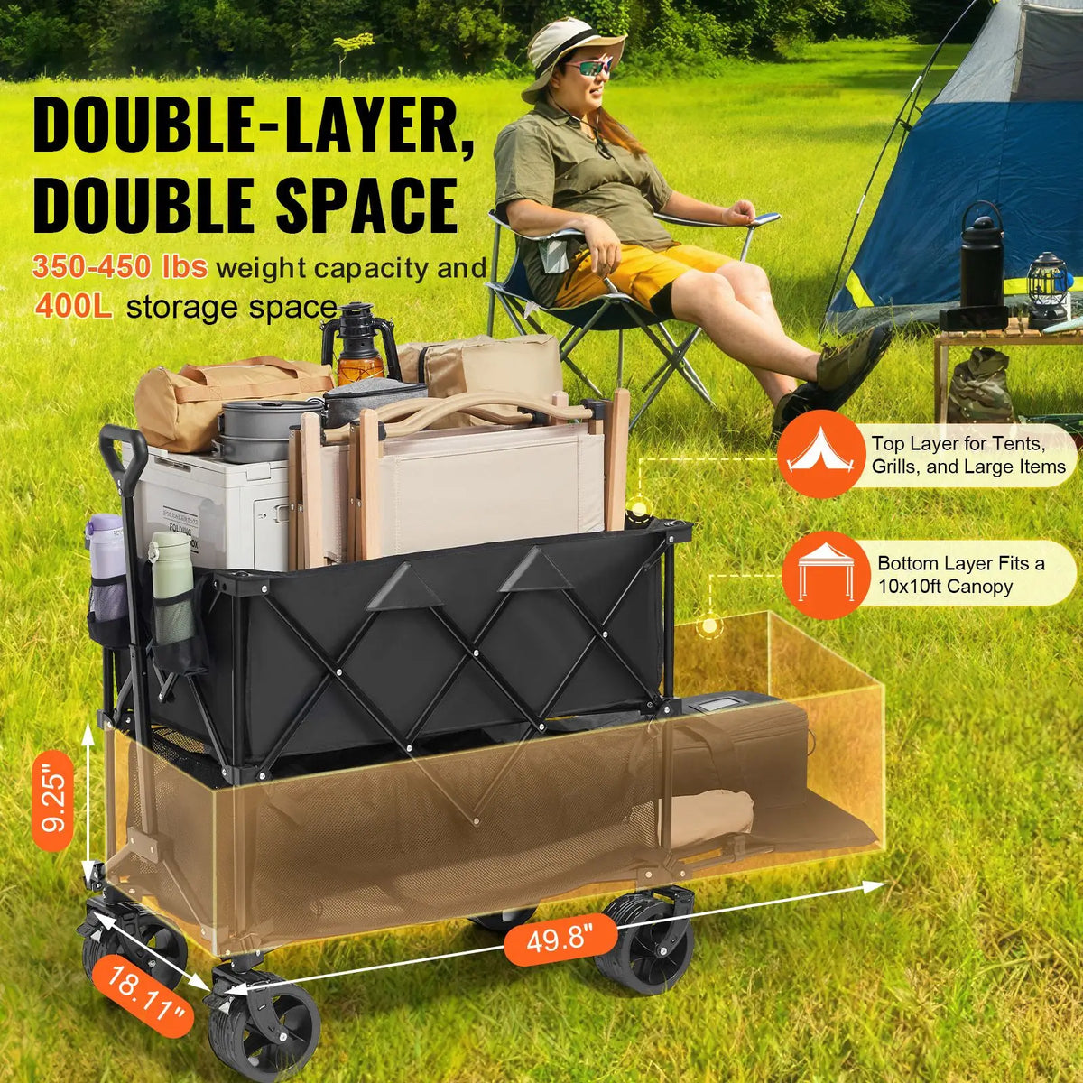 Foldable Double Decker Wagon