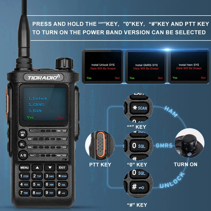 10W Profession Walkie Talkie Long Range Emergency Radio