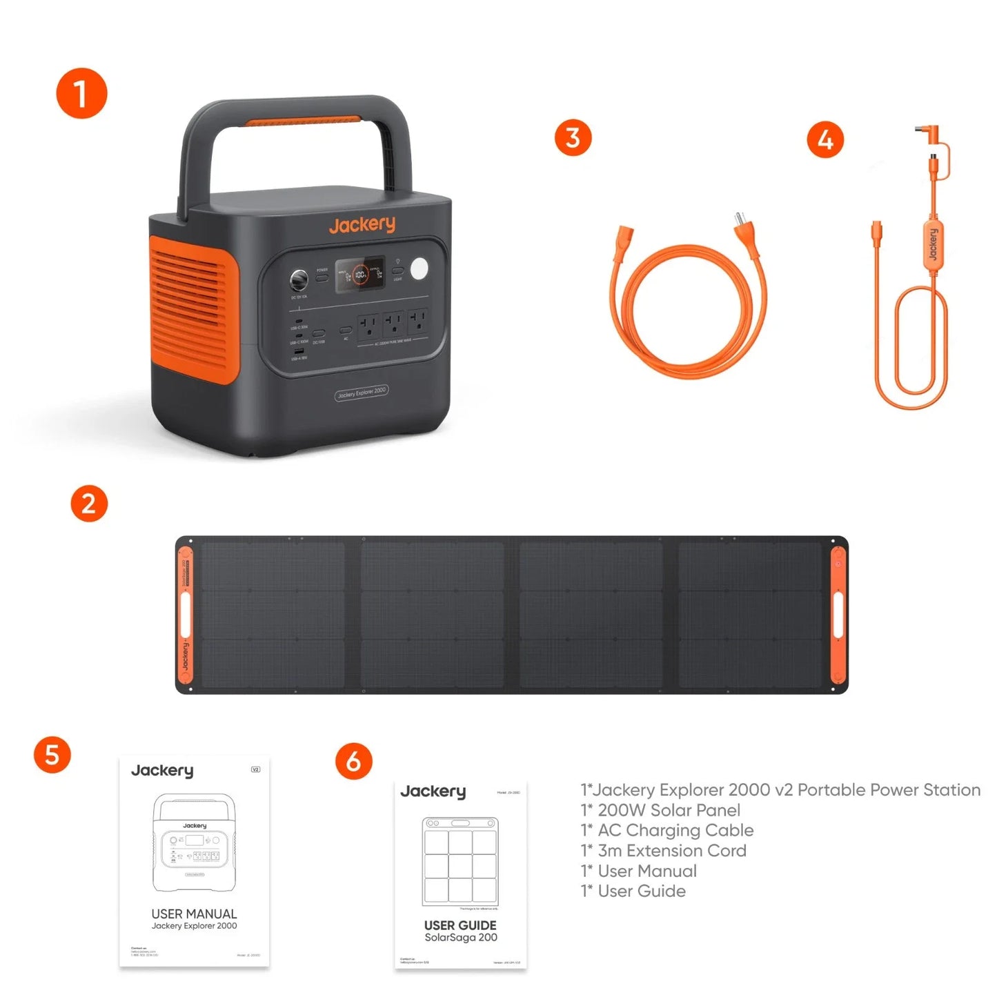 Portable Power Station with 200W Solar Panel