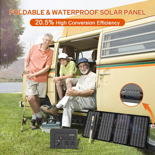 200W Portable Power Station with Solar Panel