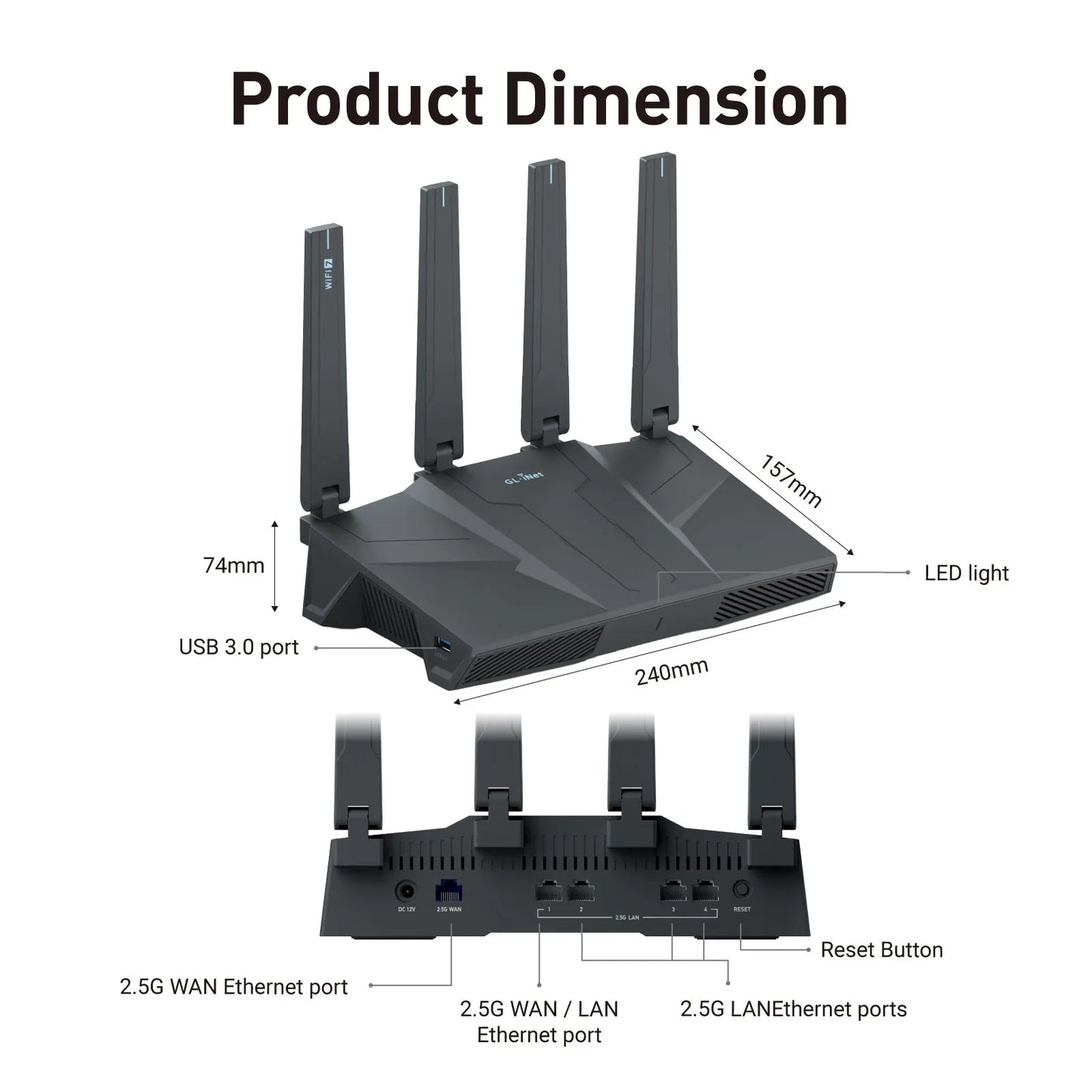Dual-band Wi-Fi 7 Home Router