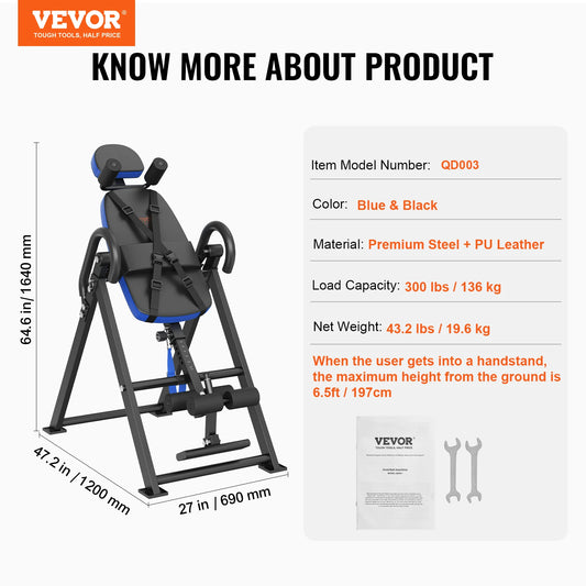 Inversion Table For Back Decompression