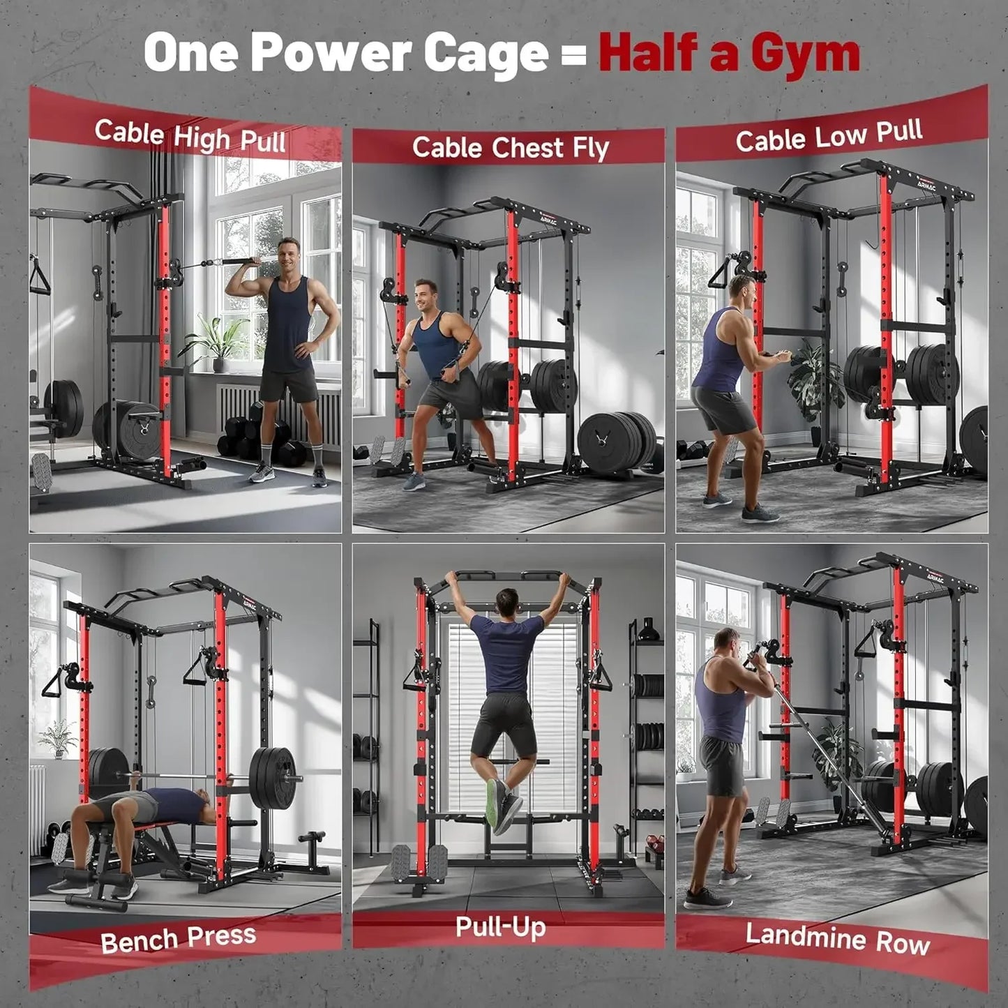 1500lbs Multi-Function Power Rack