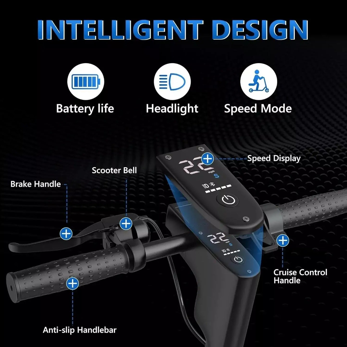 Electric Scooter 500W 22MPH