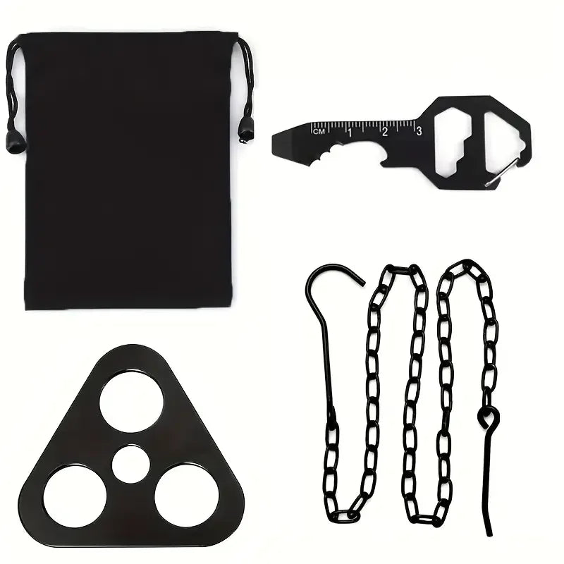 3pcs Stainless Steel Portable Camping Tripod