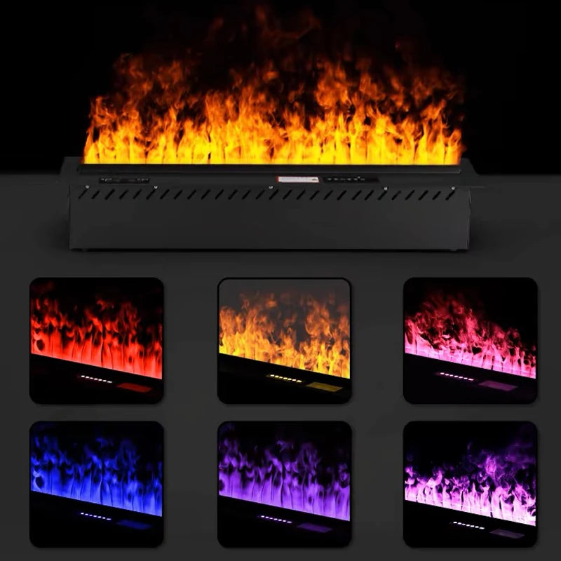 Smart Water Vapor Fireplace, 3D Flame Effect
