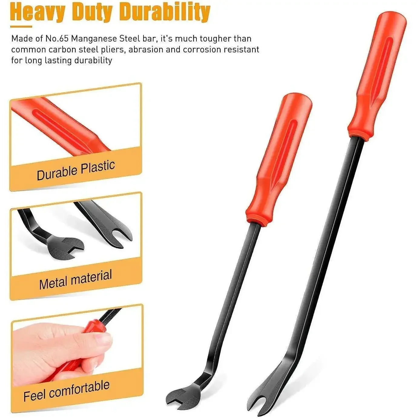 3 Pcs Clip Pliers Set Fastener Remover