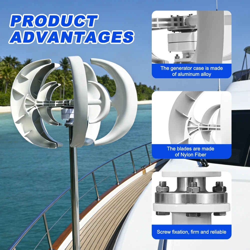 5000W Vertical Turbine