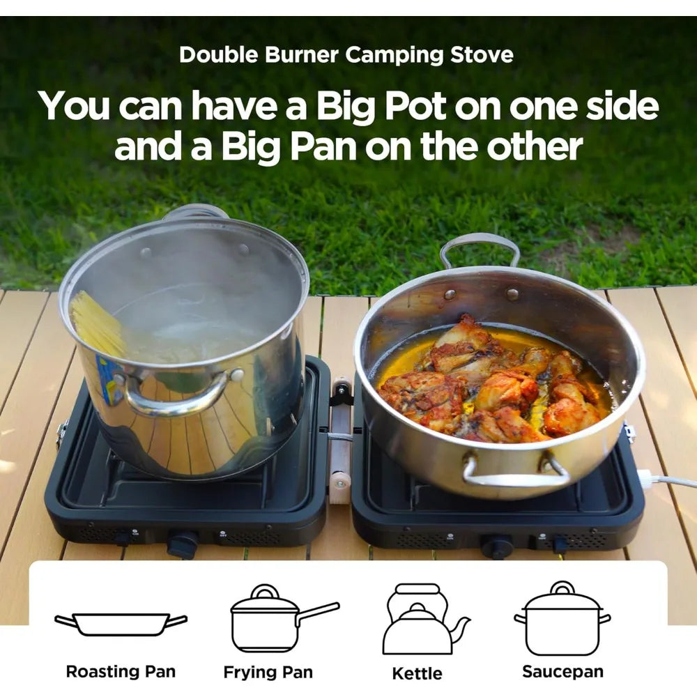 Two Burner Propane Camp Stove