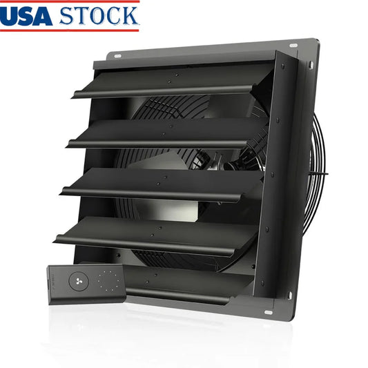 High-Airflow 16" Shutter Exhaust Fan
