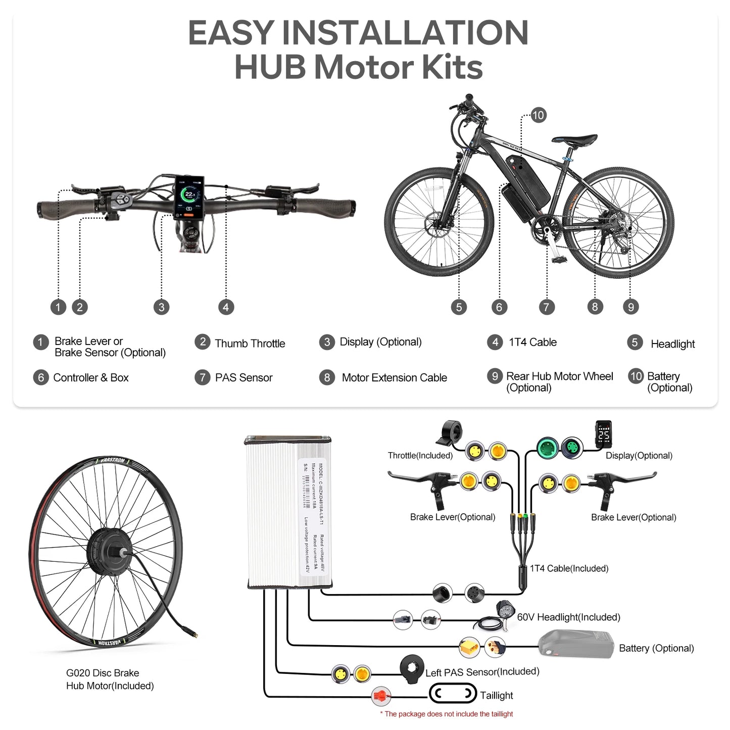 Wheel Hub Drive Electric Bike Conversion