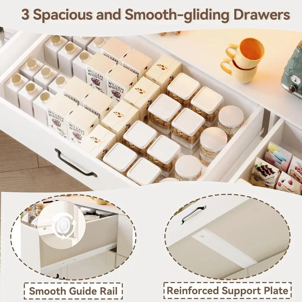 72 High Kitchen Pantry Cabinet, 55 Wide