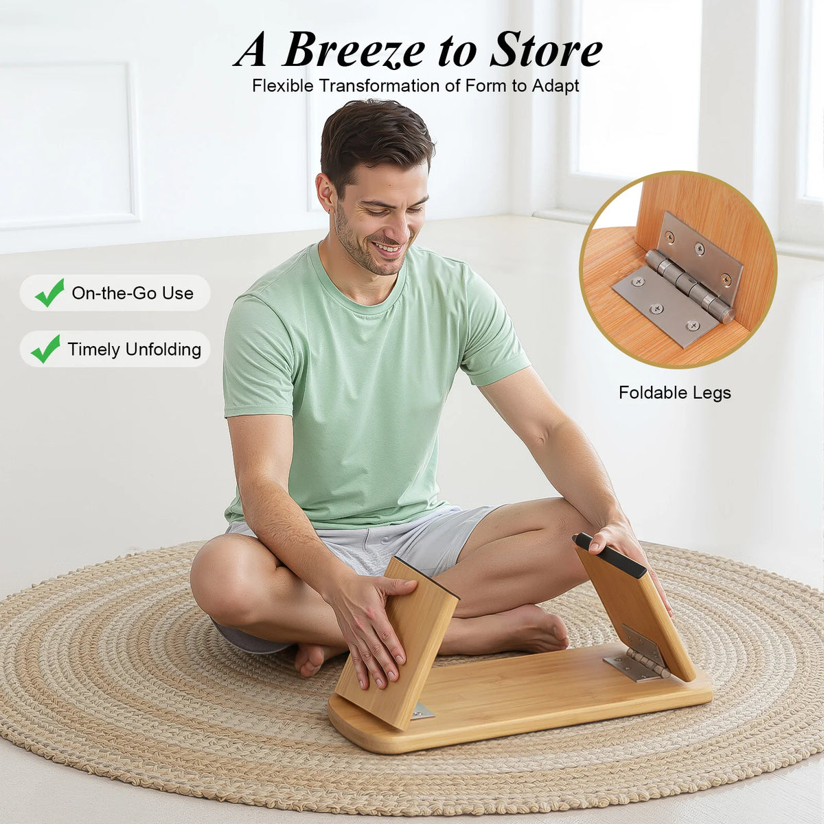 Meditation Bench, Foldable