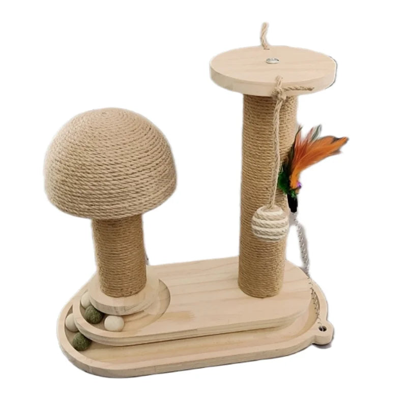 Interactive Cat Scratching Post