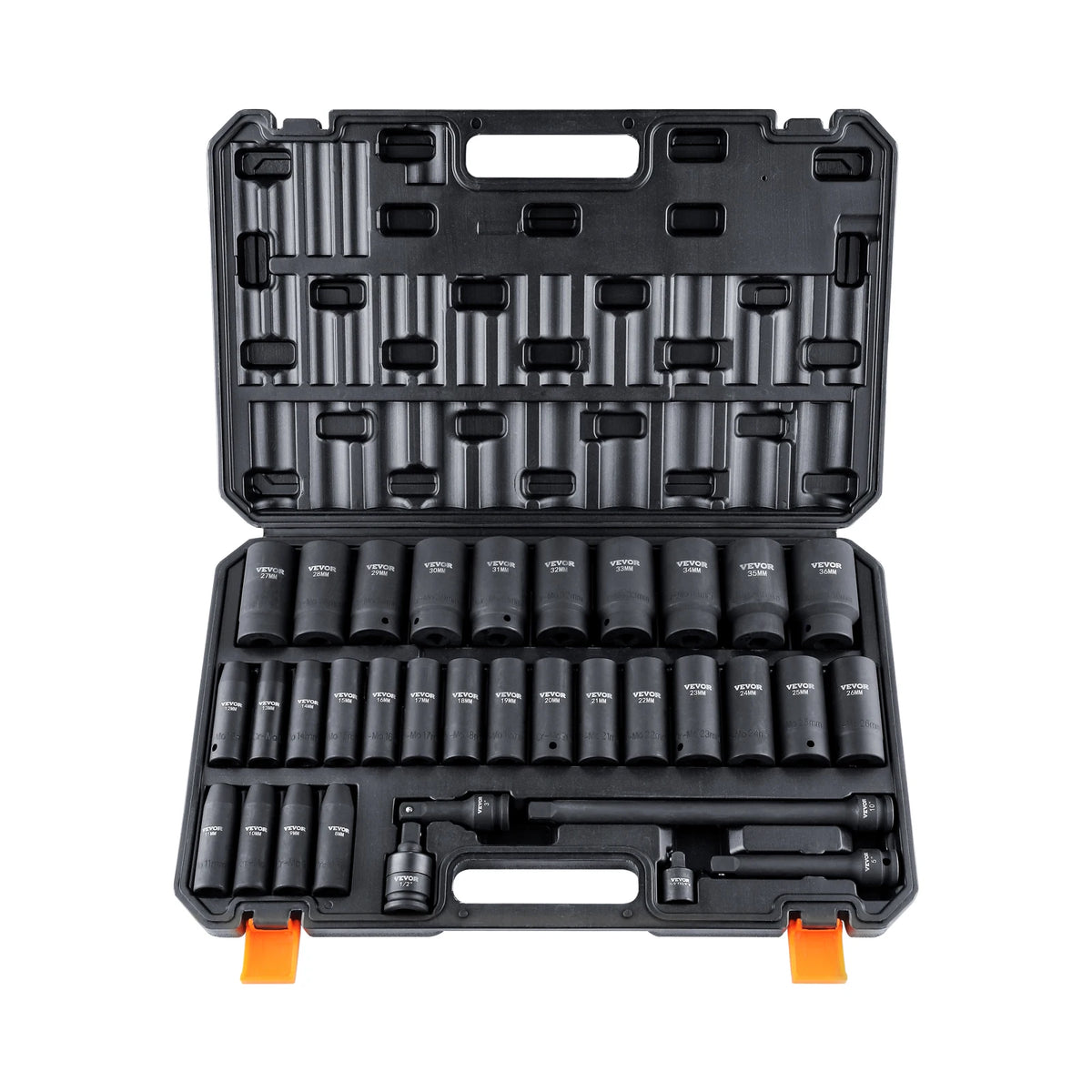 1/2" 3/8" Drive Impact Socket Set SAE Metric