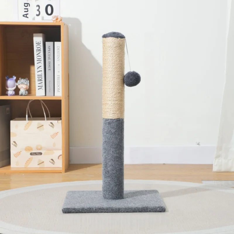 Gray Natural Sisal Cat Scratching Post