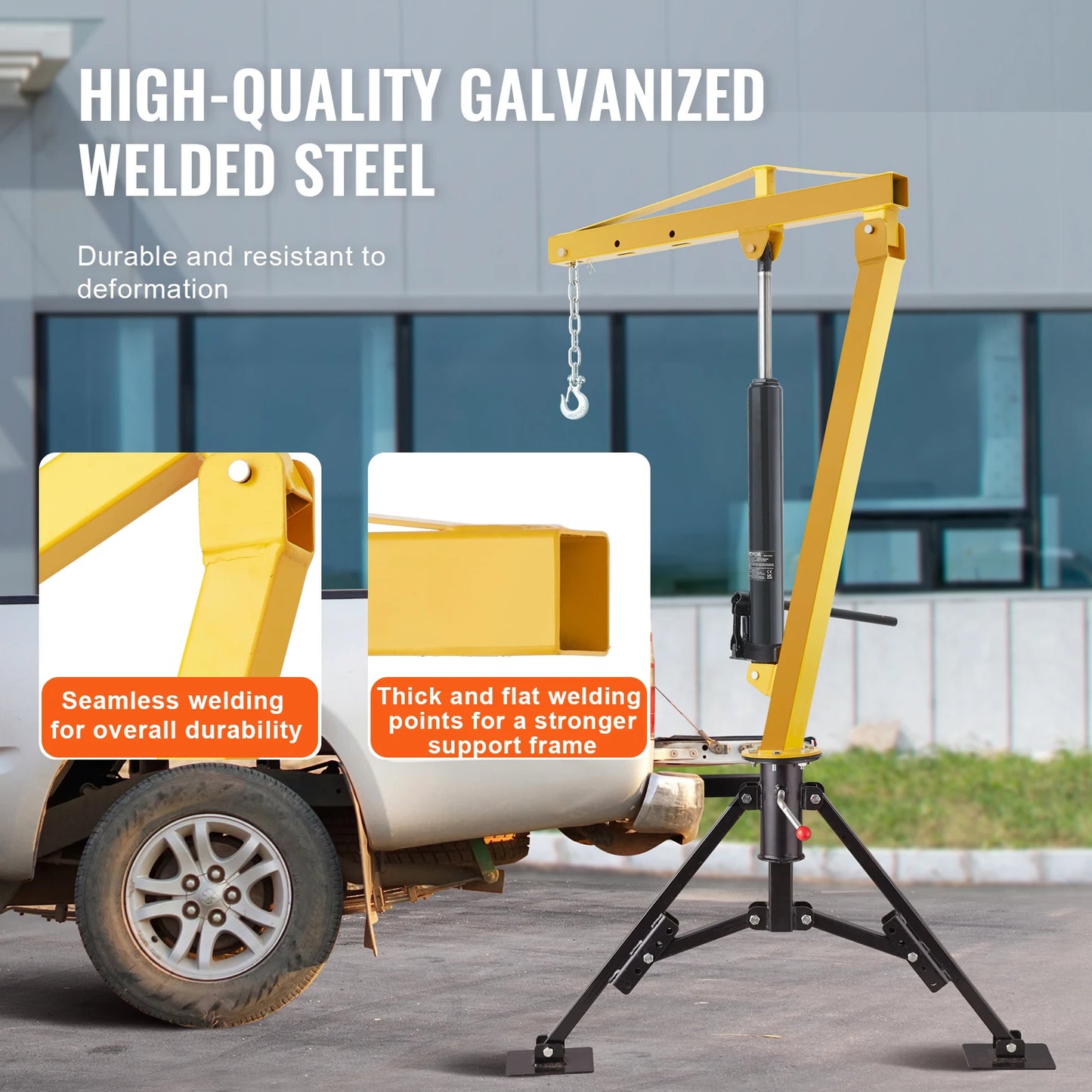 1000Lbs Hydraulic Hitch Mounted Crane