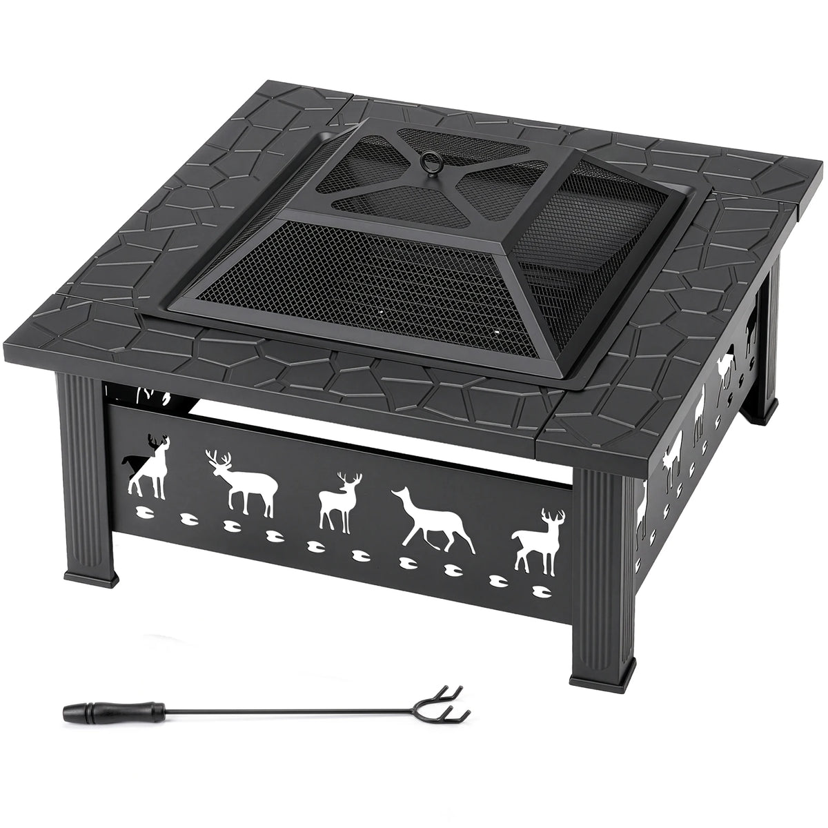 32 Inch Wood Burning Fire Pit