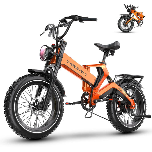 20” Fat Tire 2000W Peak Motor ,48V Removable Battery E Bicycle