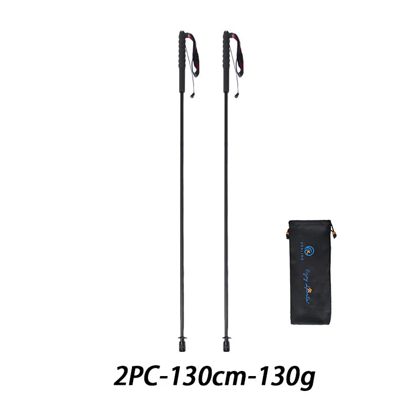 110g Ultra-Light Foldable Carbon Fiber Trekking Poles
