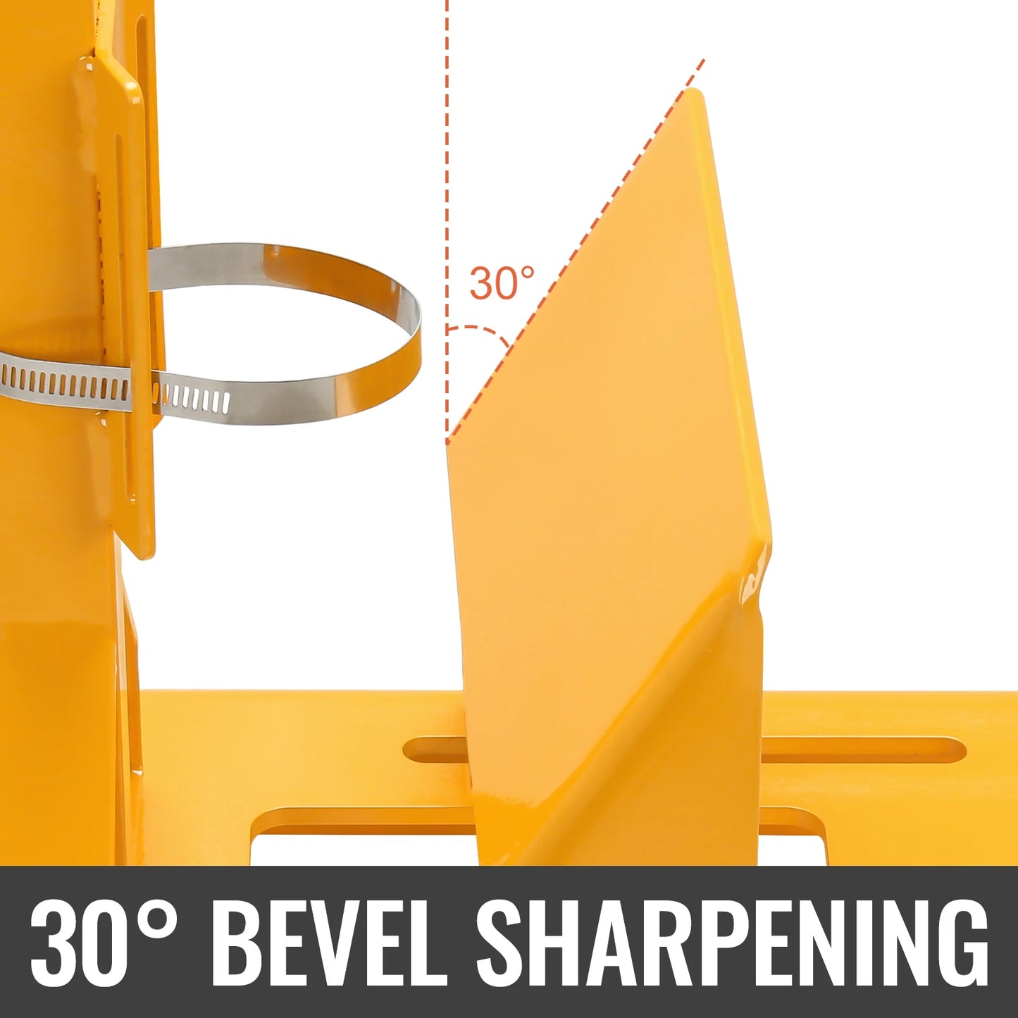 Lawn Mower Blade Sharpener 30° Adjustable Bevel