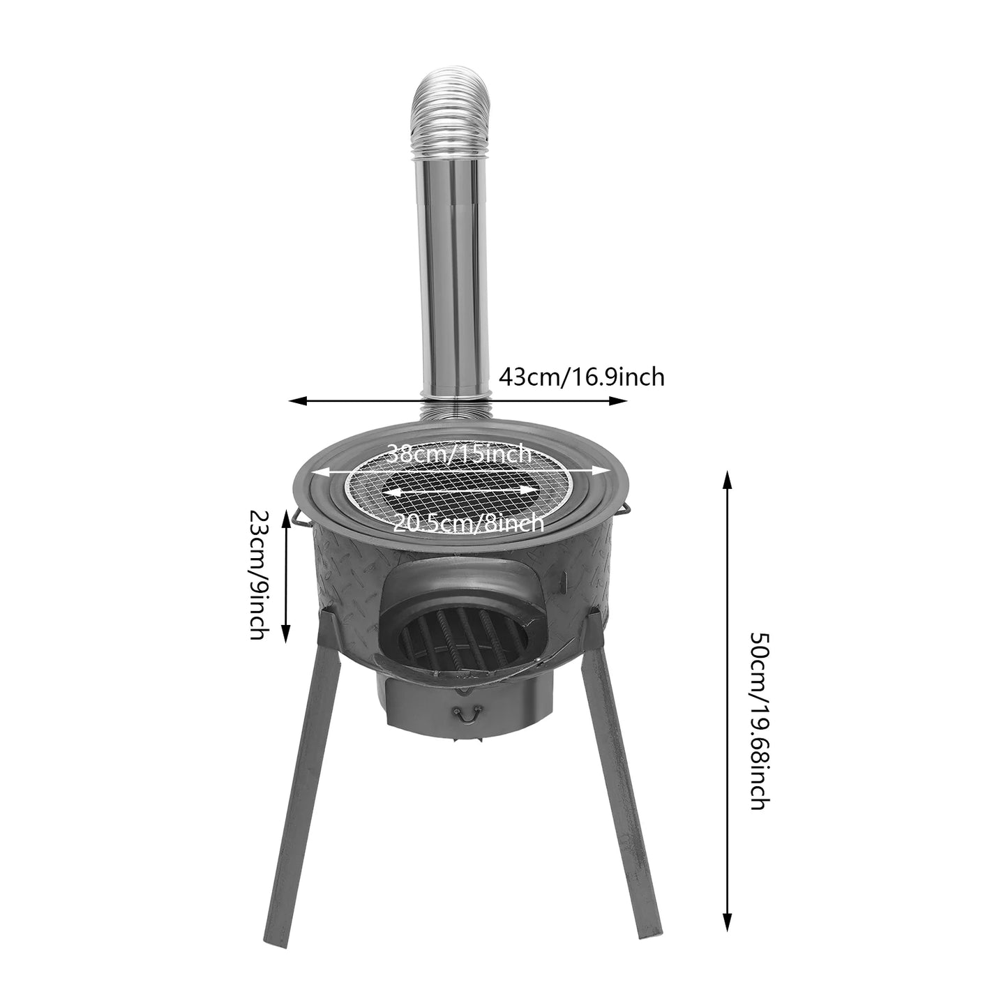 Wood Burning Stove, Camping