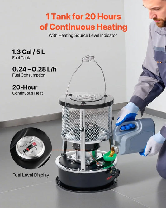 9000 BTU Portable Heater & Stove