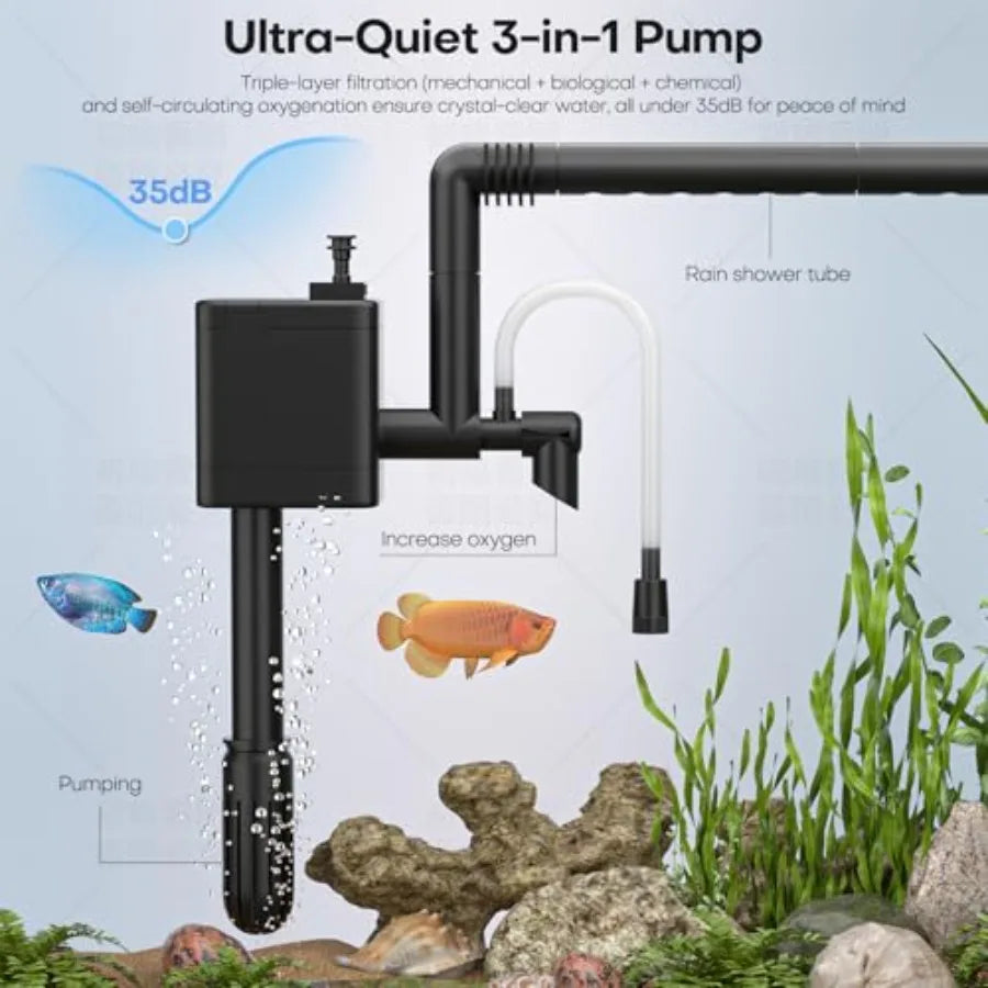 Compact Desktop Fish Tank