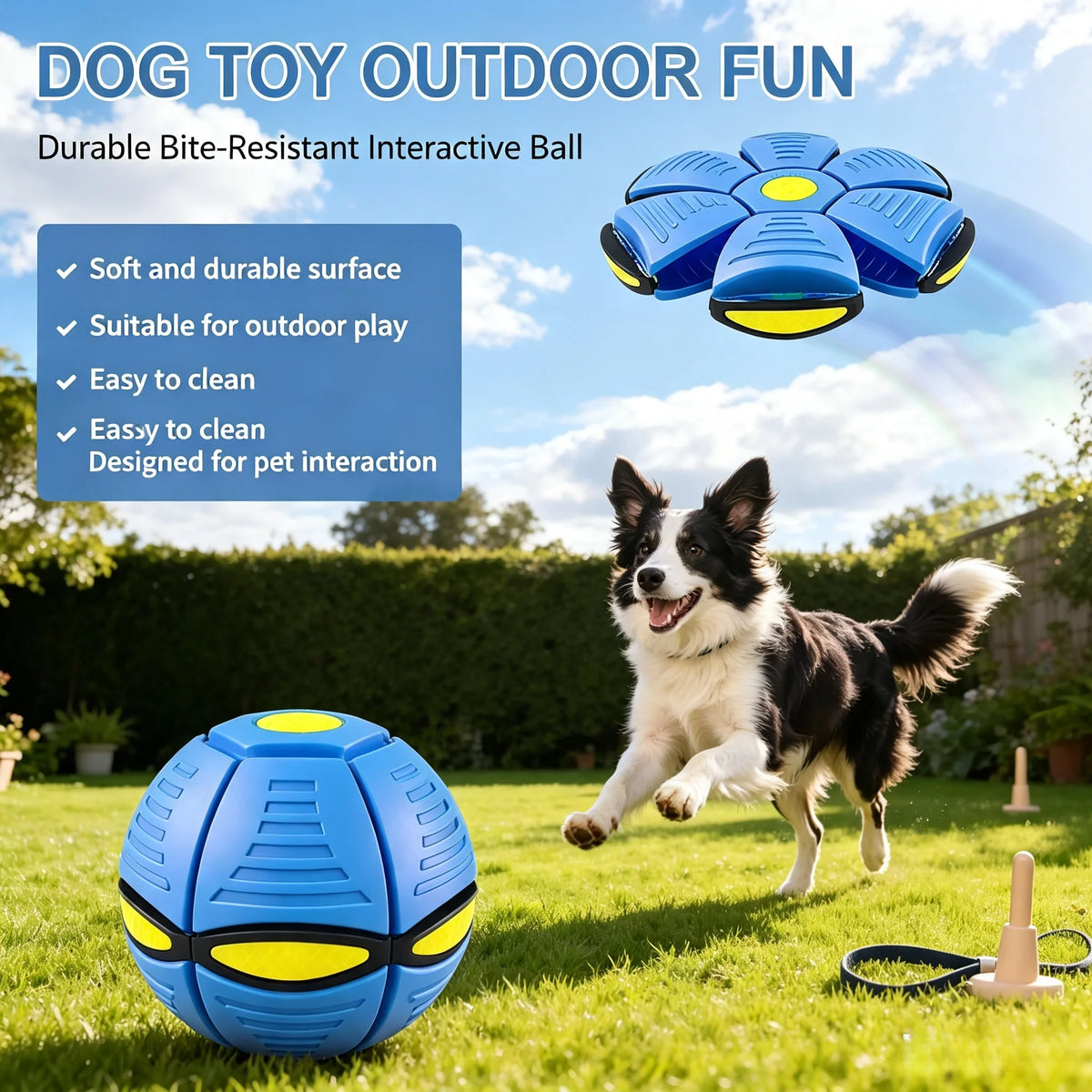 Six-Light Pet Bouncy Ball