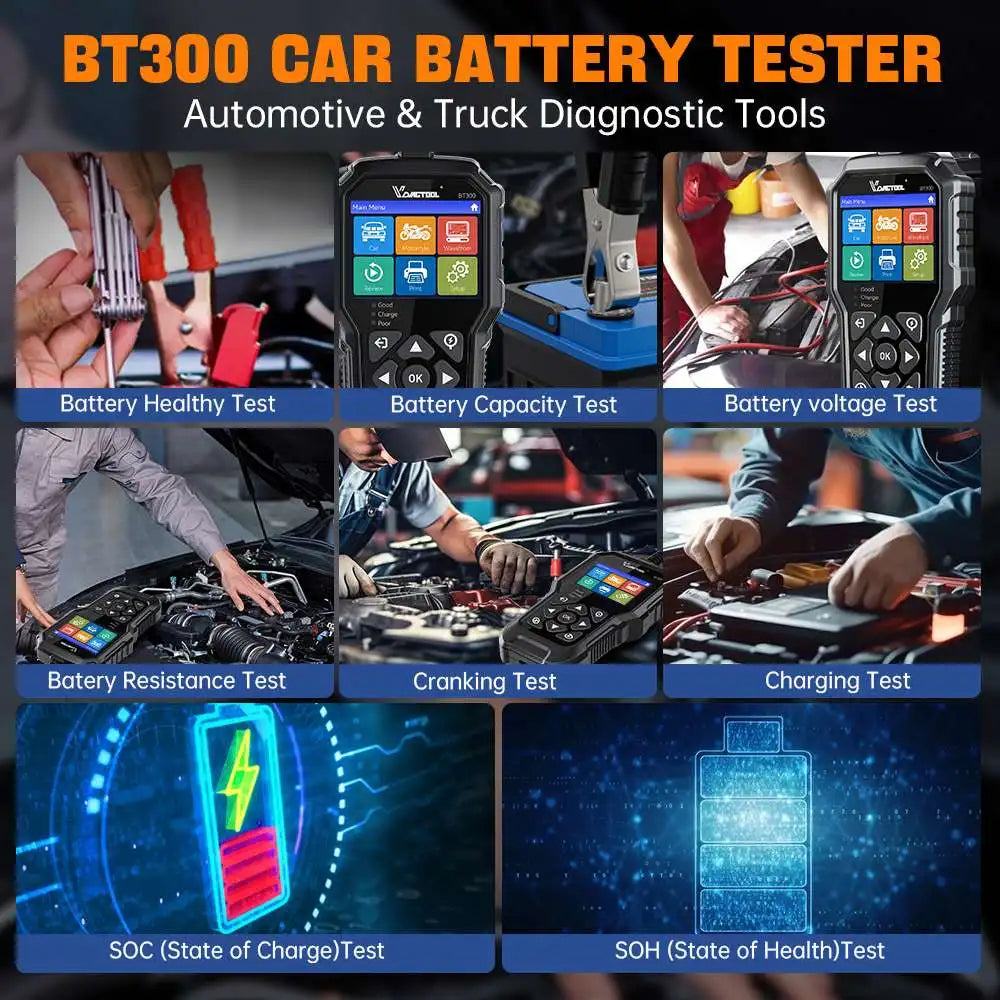 Car Battery Tester 6V 12V