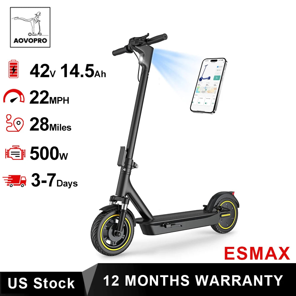 Electric Scooter 500W 22MPH