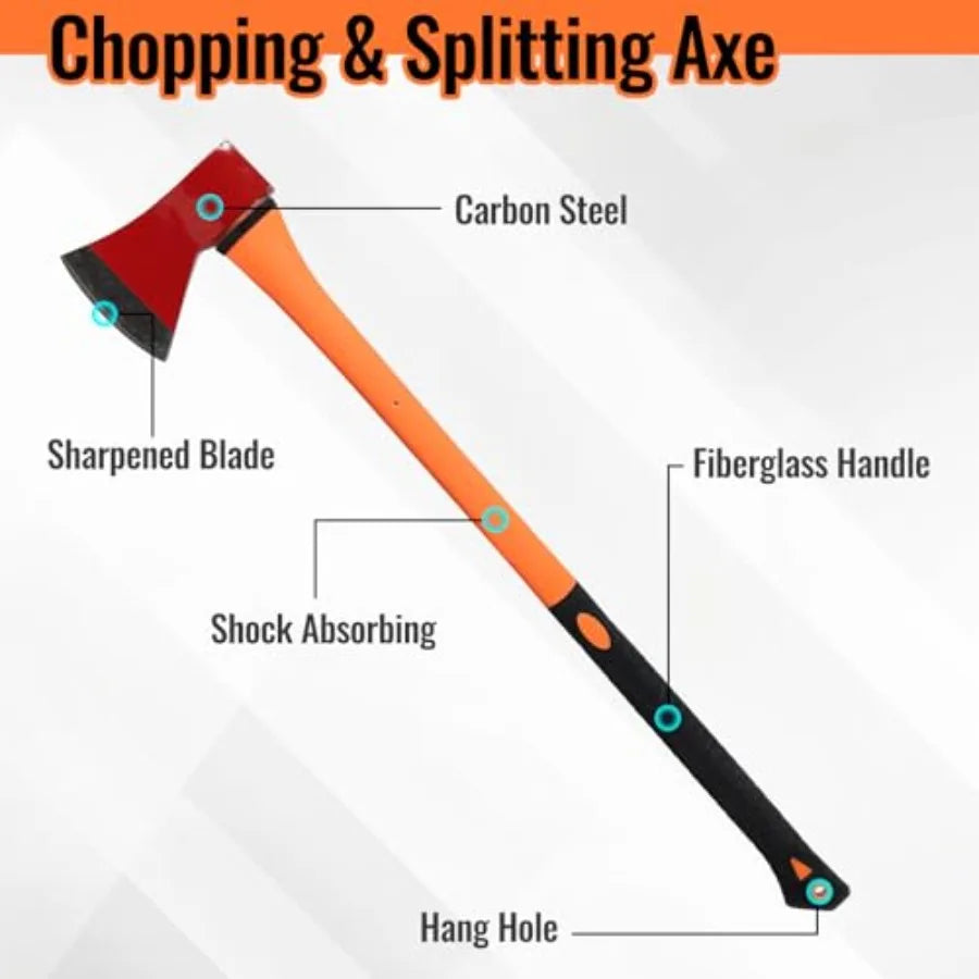 Chopping Axe: 33.5"