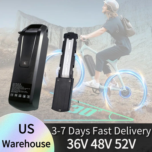36V 48V 52V Ebike Battery with Charger