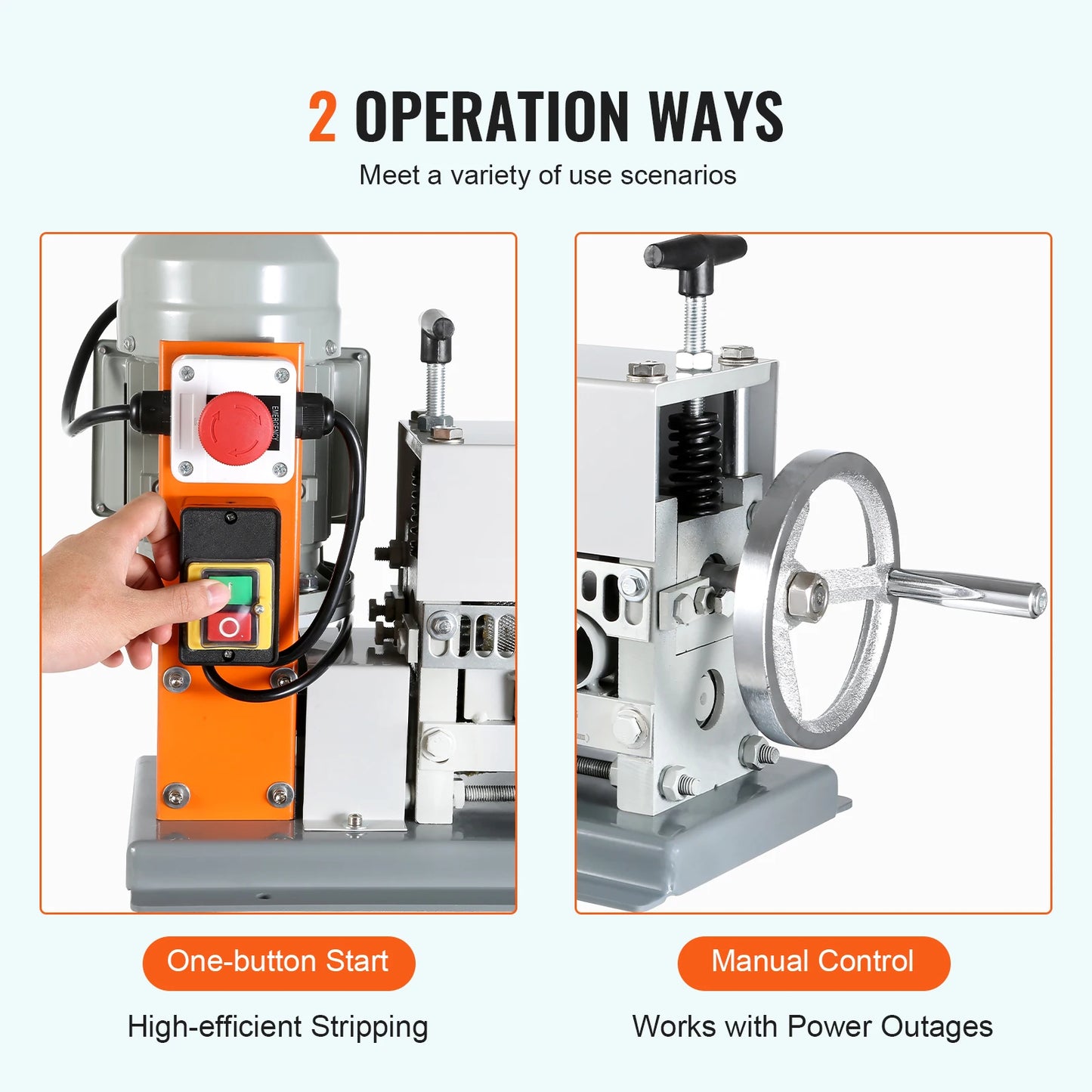 Electric/Manual Wire Stripping Machine