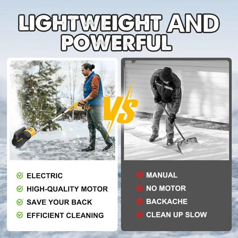 Cordless Snow Shovel,24 Volt 13 Inch