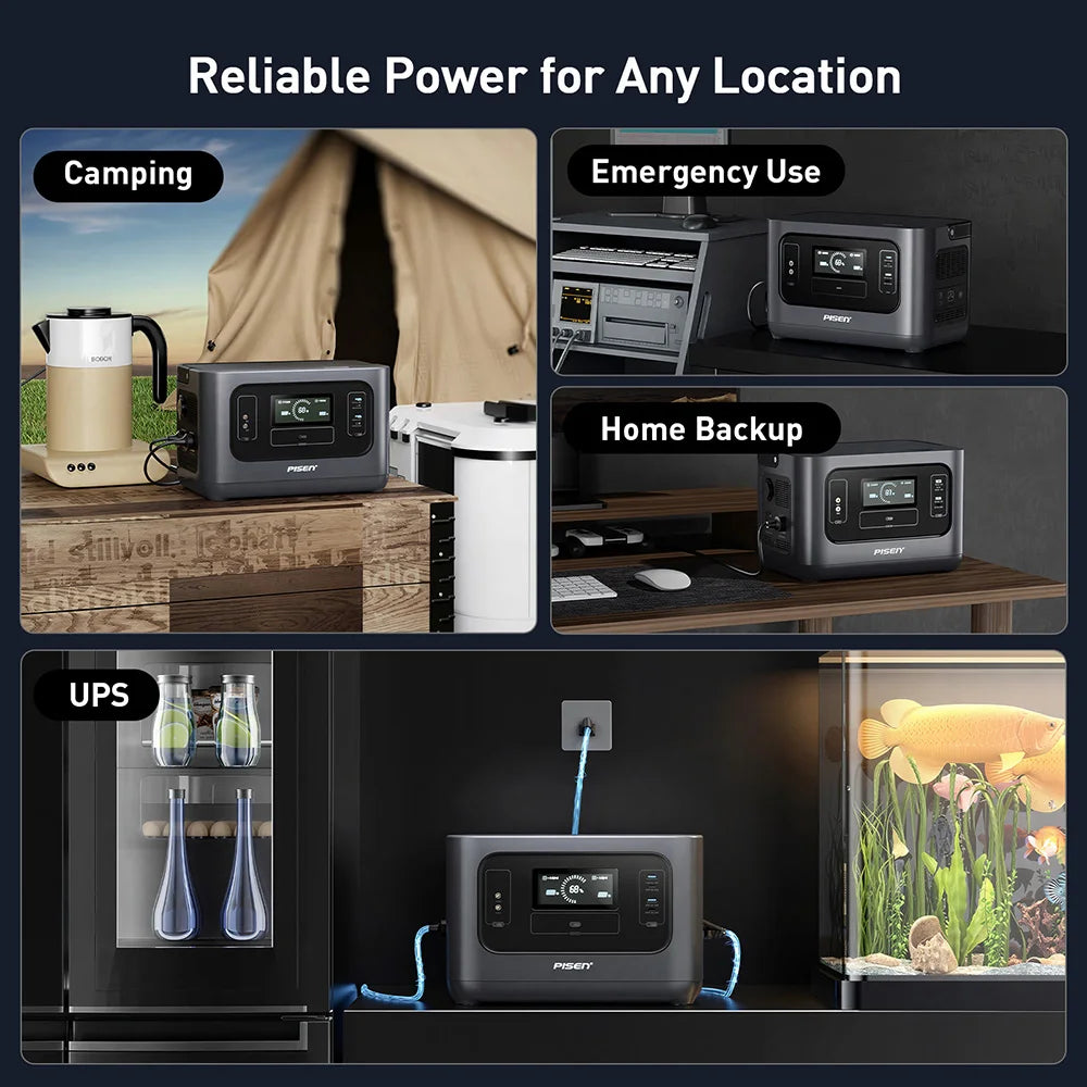 1000W (2000W Peak) Solar Generator