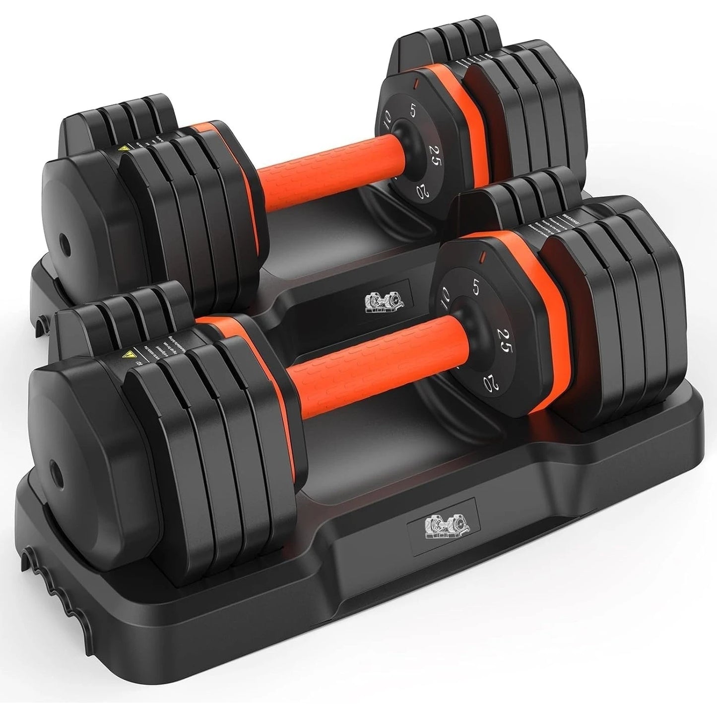 Adjustable Dumbbells Set, 5LB to 25LB