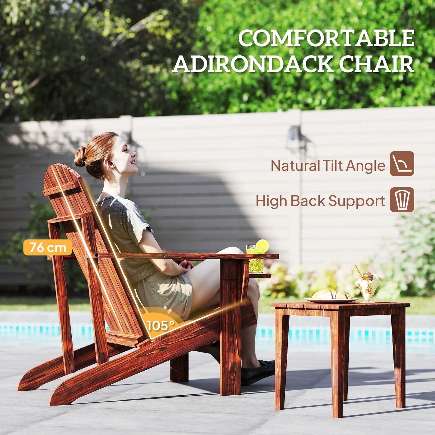 Wood Adirondack Chair