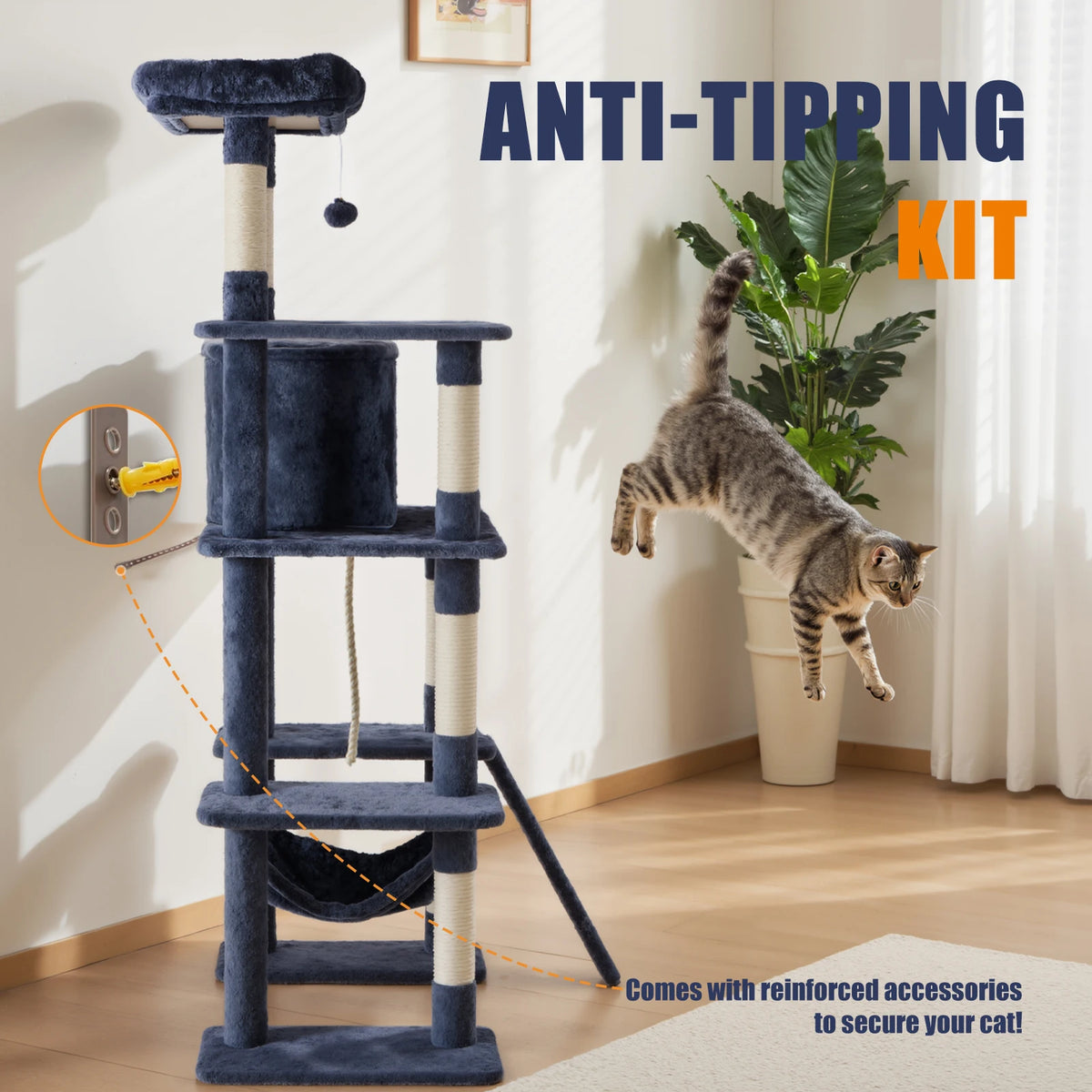 63In Cat Tree  Scratching Post