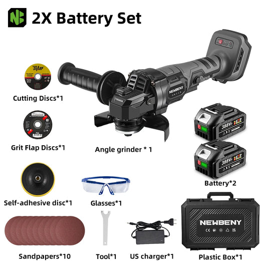 Electric Angle Grinder Cordless