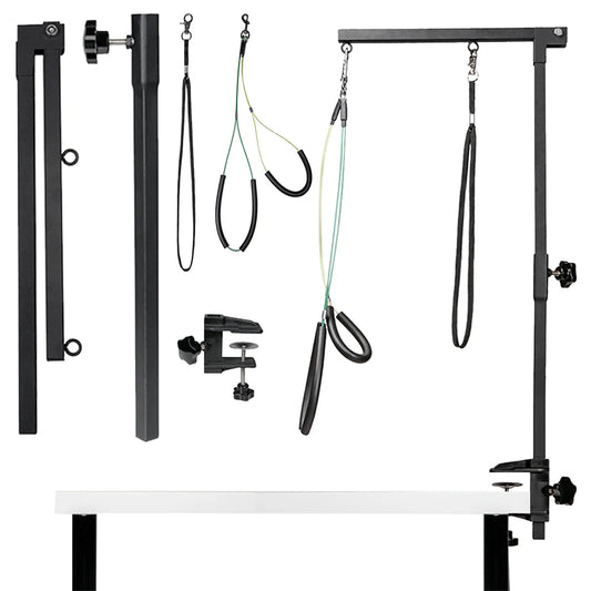 Pet Foldable Grooming Bracket with Restraint Rope