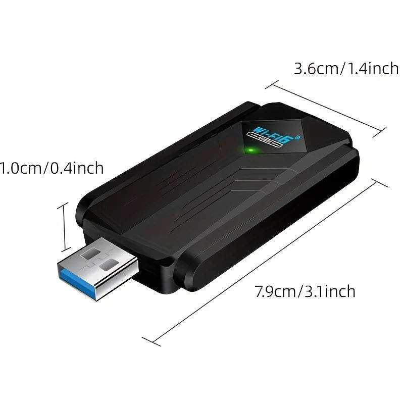 USB WiFi Adapter for PC - 1800Mbps