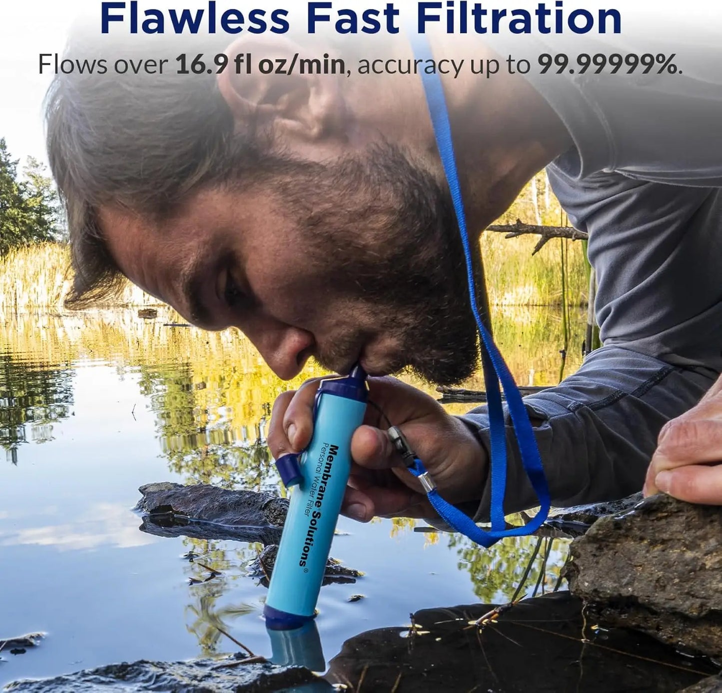 NSF Certified Water Filter Straw