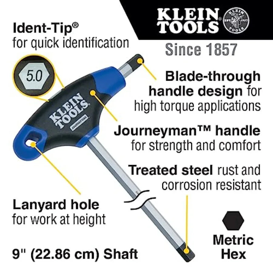 T-Handle Hex Key Set Metric