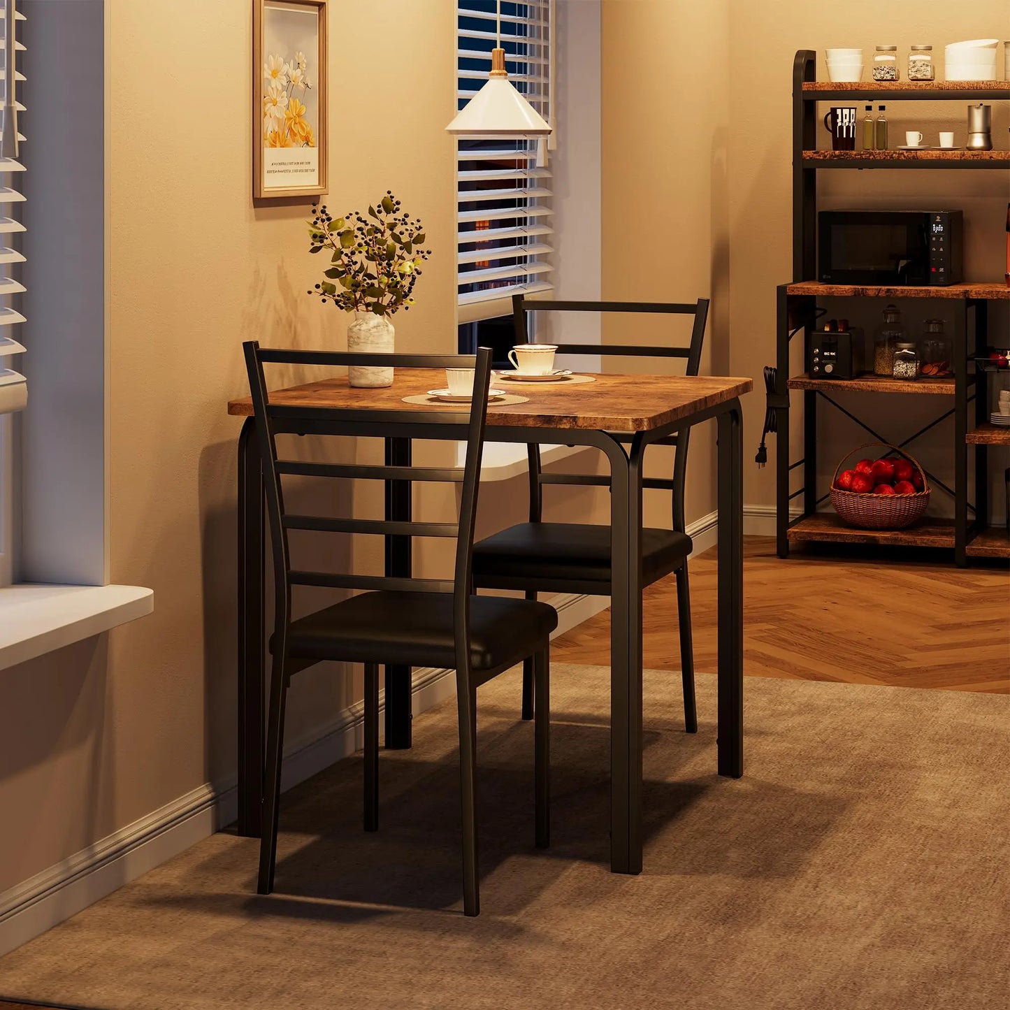3-Piece Dining Table Set For 2